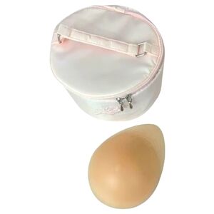 ABC Breast Form Size 6 Style 11204 Teardrop Shaper Mastectomy & Storage Case